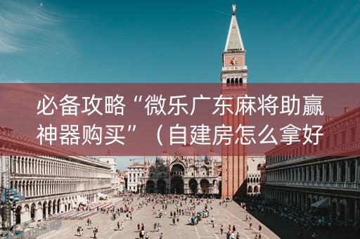 必备攻略“微乐广东麻将助赢神器购买”（自建房怎么拿好牌)