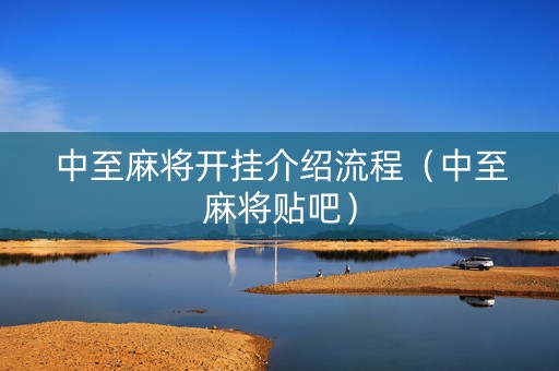 中至麻将开挂介绍流程（中至麻将贴吧）