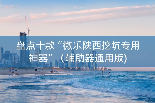 盘点十款“微乐陕西挖坑专用神器”（辅助器通用版)