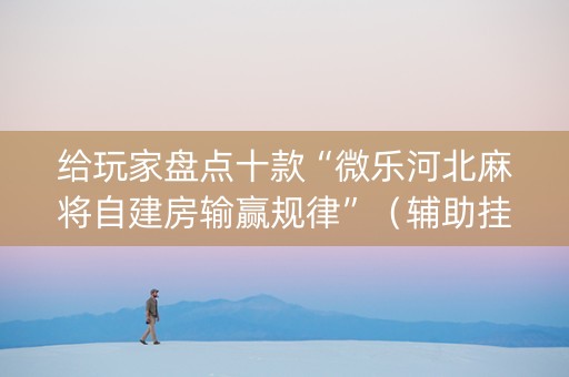 给玩家盘点十款“微乐河北麻将自建房输赢规律”（辅助挂发牌规律)
