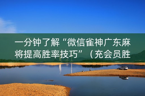 一分钟了解“微信雀神广东麻将提高胜率技巧”（充会员胜率高)