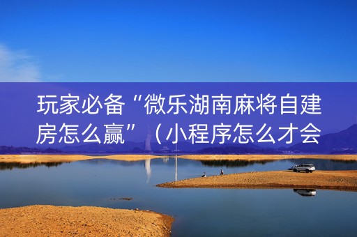 玩家必备“微乐湖南麻将自建房怎么赢”（小程序怎么才会赢)