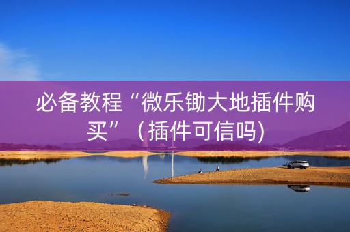 必备教程“微乐锄大地插件购买”（插件可信吗)