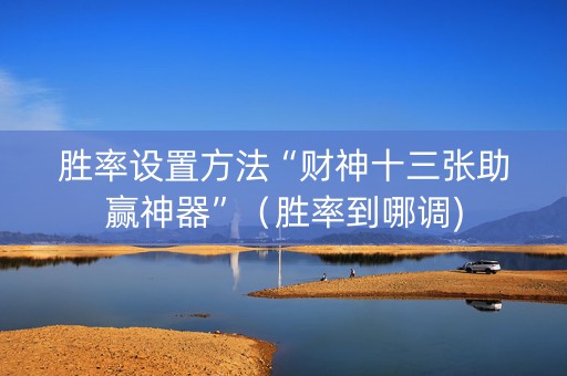 胜率设置方法“财神十三张助赢神器”（胜率到哪调)