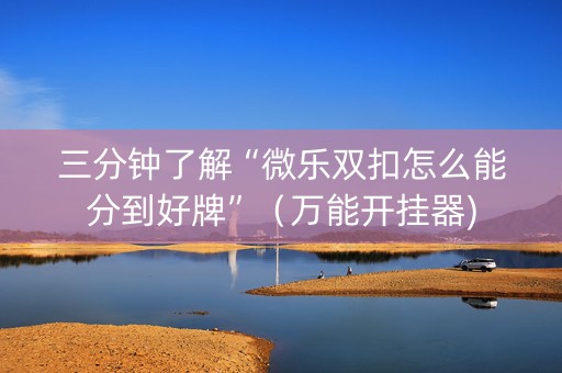 三分钟了解“微乐双扣怎么能分到好牌”（万能开挂器)