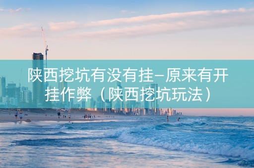 陕西挖坑有没有挂—原来有开挂作弊（陕西挖坑玩法）