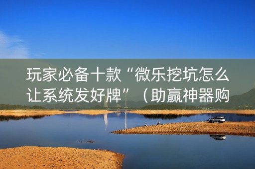 玩家必备十款“微乐挖坑怎么让系统发好牌”（助赢神器购买)