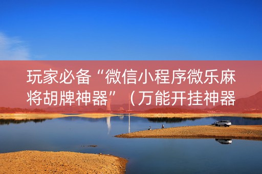 玩家必备“微信小程序微乐麻将胡牌神器”（万能开挂神器)