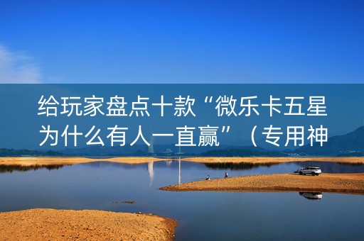给玩家盘点十款“微乐卡五星为什么有人一直赢”（专用神器)