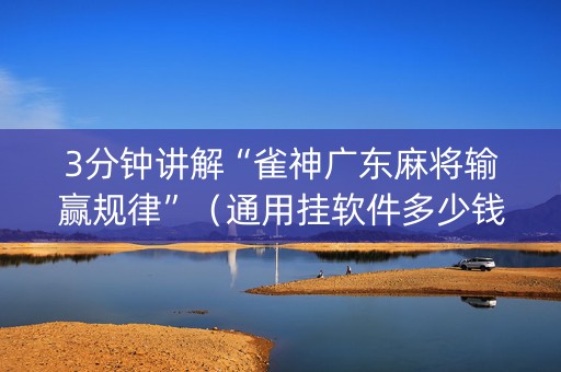 3分钟讲解“雀神广东麻将输赢规律”（通用挂软件多少钱)