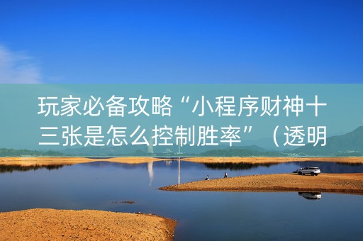 玩家必备攻略“小程序财神十三张是怎么控制胜率”（透明器教程)