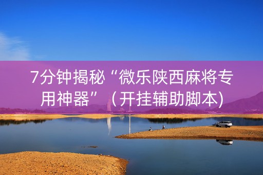 7分钟揭秘“微乐陕西麻将专用神器”（开挂辅助脚本)