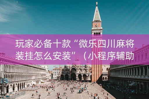 玩家必备十款“微乐四川麻将装挂怎么安装”（小程序辅助软件)