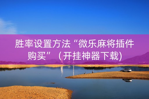 胜率设置方法“微乐麻将插件购买”（开挂神器下载)