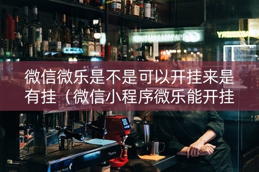 微信微乐是不是可以开挂来是有挂（微信小程序微乐能开挂吗）