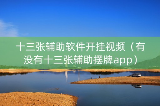 十三张辅助软件开挂视频（有没有十三张辅助摆牌app）