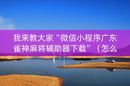 我来教大家“微信小程序广东雀神麻将辅助器下载”（怎么能调好牌)