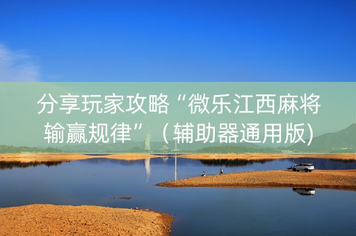 分享玩家攻略“微乐江西麻将输赢规律”（辅助器通用版)