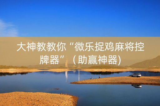 大神教教你“微乐捉鸡麻将控牌器”（助赢神器)