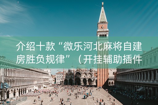 介绍十款“微乐河北麻将自建房胜负规律”（开挂辅助插件)