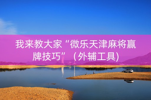 我来教大家“微乐天津麻将赢牌技巧”（外辅工具)