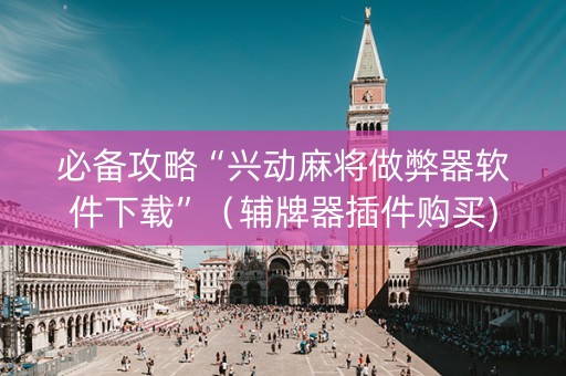 必备攻略“兴动麻将做弊器软件下载”（辅牌器插件购买)