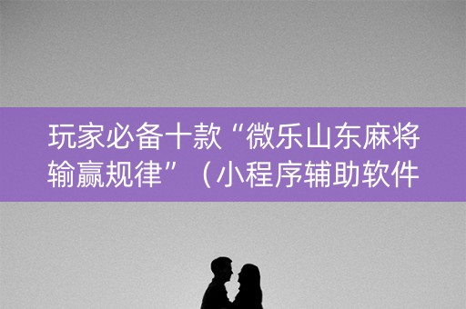 玩家必备十款“微乐山东麻将输赢规律”（小程序辅助软件)