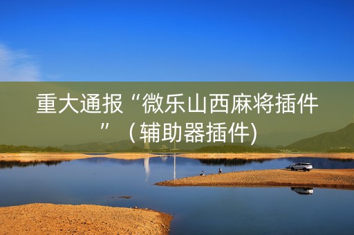 重大通报“微乐山西麻将插件”（辅助器插件)