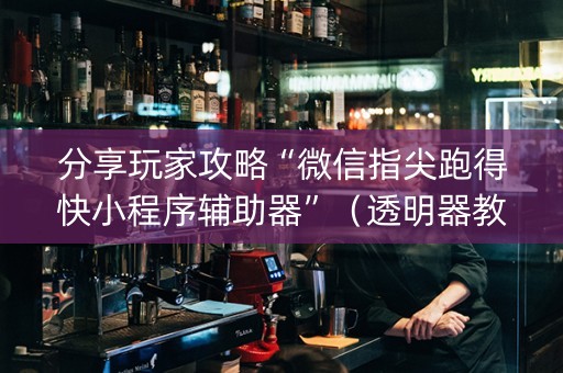 分享玩家攻略“微信指尖跑得快小程序辅助器”（透明器教程)