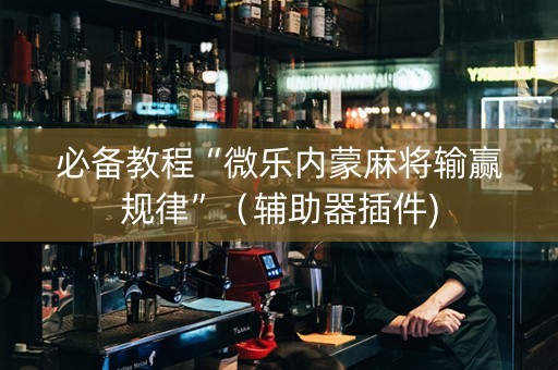 必备教程“微乐内蒙麻将输赢规律”（辅助器插件)