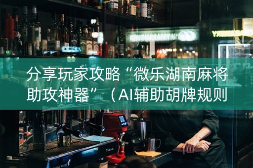 分享玩家攻略“微乐湖南麻将助攻神器”（AI辅助胡牌规则)