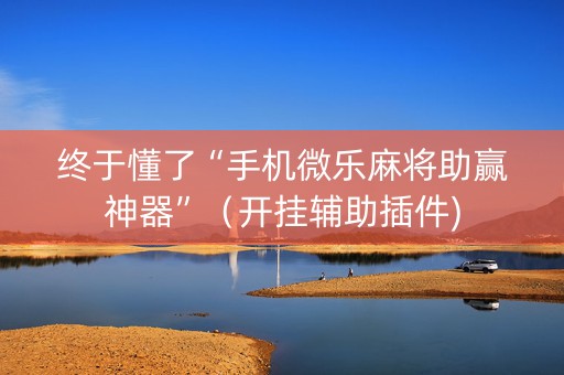 终于懂了“手机微乐麻将助赢神器”（开挂辅助插件)