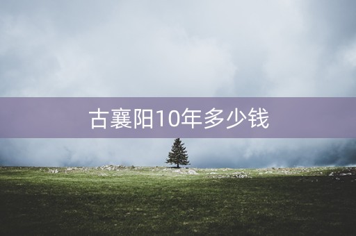 古襄阳10年多少钱