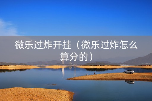 微乐过炸开挂（微乐过炸怎么算分的）