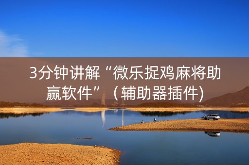 3分钟讲解“微乐捉鸡麻将助赢软件”（辅助器插件)