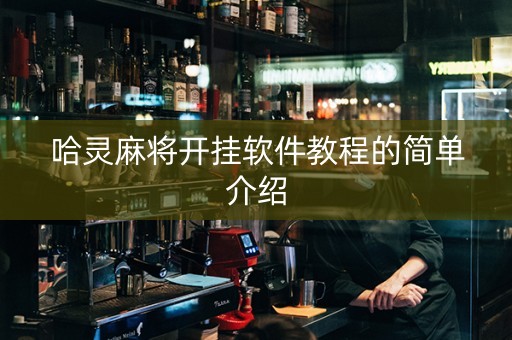 哈灵麻将开挂软件教程的简单介绍