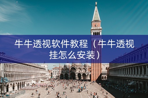 牛牛透视软件教程（牛牛透视挂怎么安装）