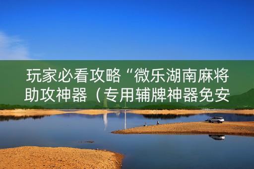 玩家必看攻略“微乐湖南麻将助攻神器（专用辅牌神器免安装）