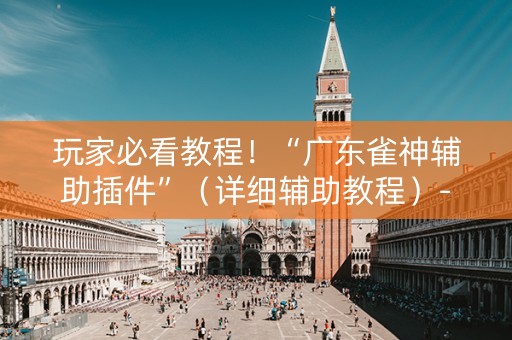 玩家必看教程！“广东雀神辅助插件”（详细辅助教程）-哔哩哔哩