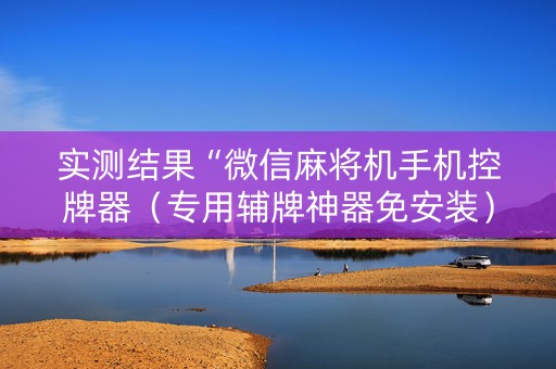实测结果“微信麻将机手机控牌器（专用辅牌神器免安装）