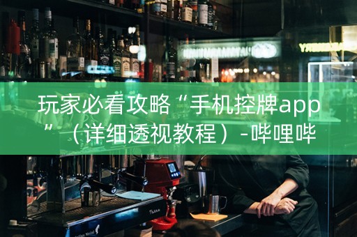 玩家必看攻略“手机控牌app”（详细透视教程）-哔哩哔哩