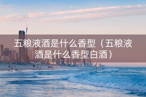 五粮液酒是什么香型（五粮液酒是什么香型白酒）