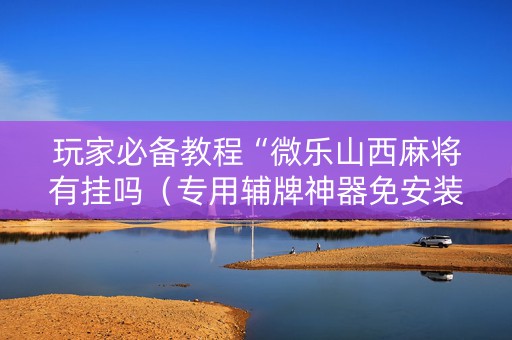 玩家必备教程“微乐山西麻将有挂吗（专用辅牌神器免安装）
