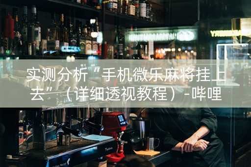实测分析“手机微乐麻将挂上去”（详细透视教程）-哔哩哔哩