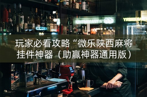 玩家必看攻略“微乐陕西麻将挂件神器（助赢神器通用版）