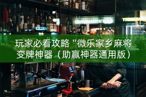 玩家必看攻略“微乐家乡麻将变牌神器（助赢神器通用版）