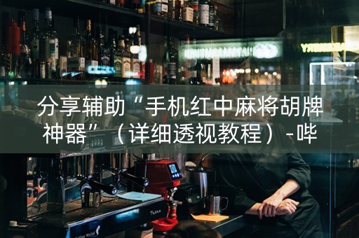 分享辅助“手机红中麻将胡牌神器”（详细透视教程）-哔哩哔哩
