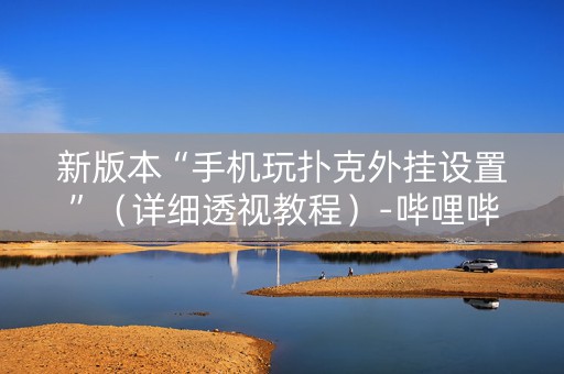 新版本“手机玩扑克外挂设置”（详细透视教程）-哔哩哔哩