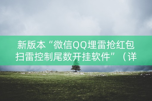 新版本“微信QQ埋雷抢红包扫雷控制尾数开挂软件”（详细透视教程）-哔哩哔哩