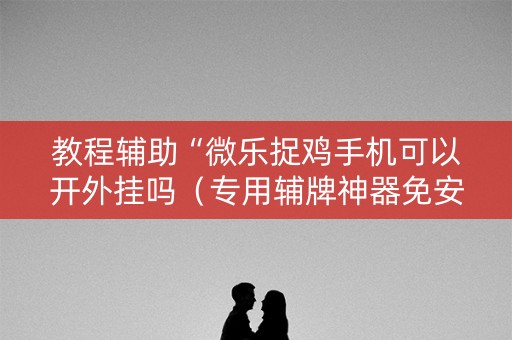 教程辅助“微乐捉鸡手机可以开外挂吗（专用辅牌神器免安装）